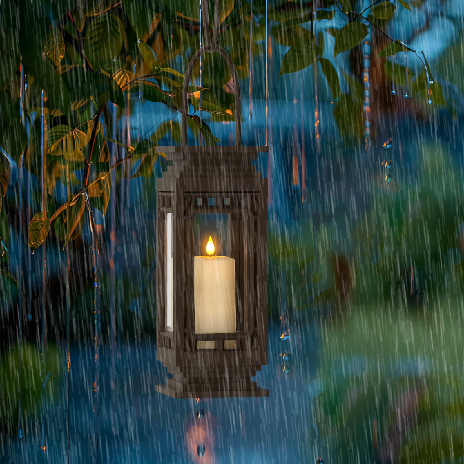 SoulBay candle is waterproof IP64 for outdoor use
