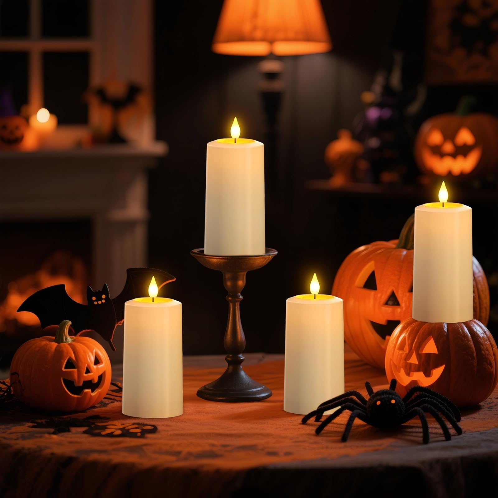 SoulBay flameless candles IP54-rated for indoors and outdoors.