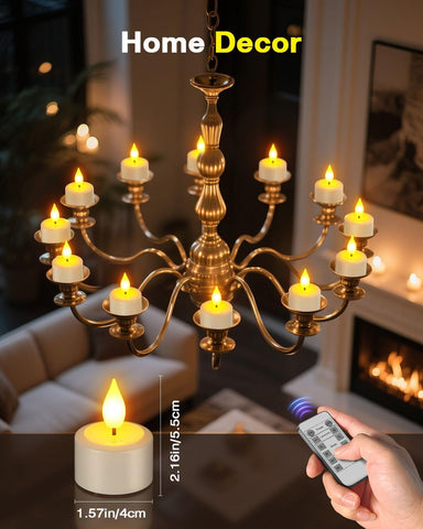 SoulBay LED tea light on USB charging base for extended use