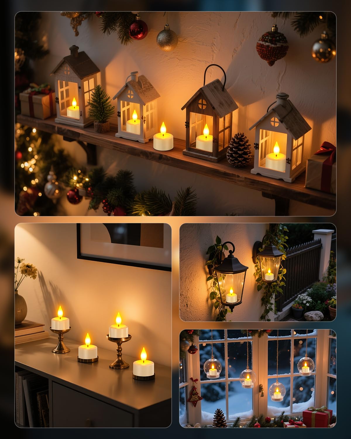 SoulBay portable tea light kit for on-the-go decor