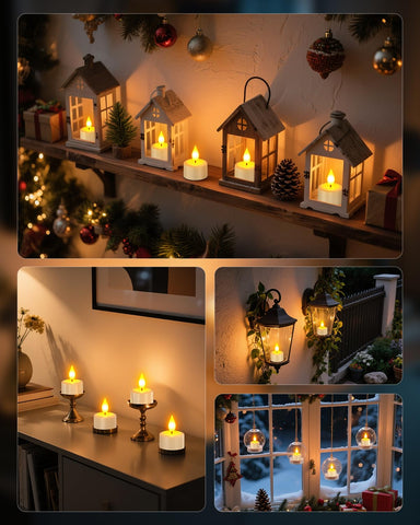 SoulBay portable tea light kit for on-the-go decor