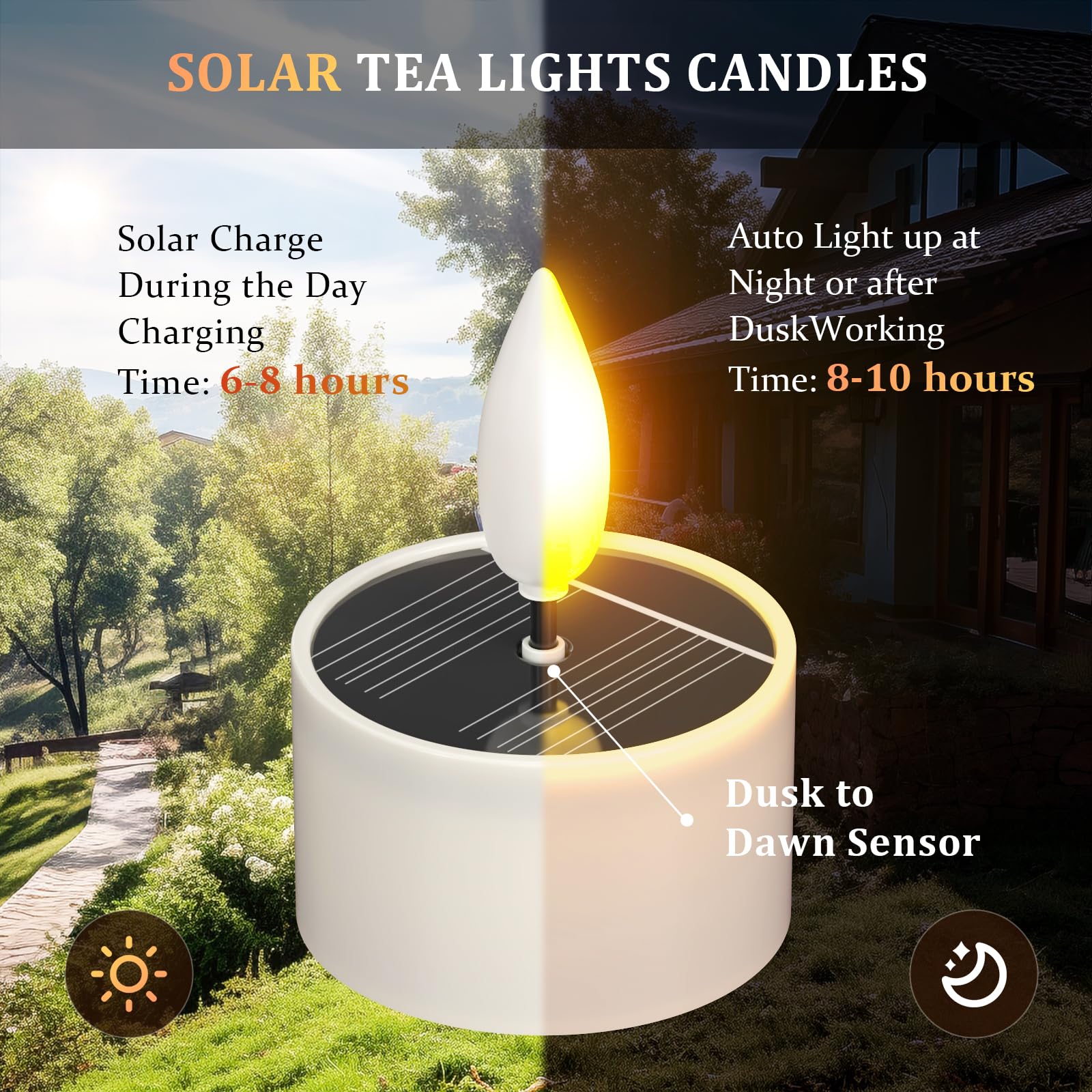 SoulBay tea light fits standard 1.5 inch holders securely.