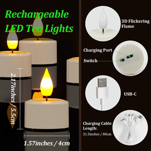 SoulBay rechargeable candles serve as reliable emergency lighting during outages.