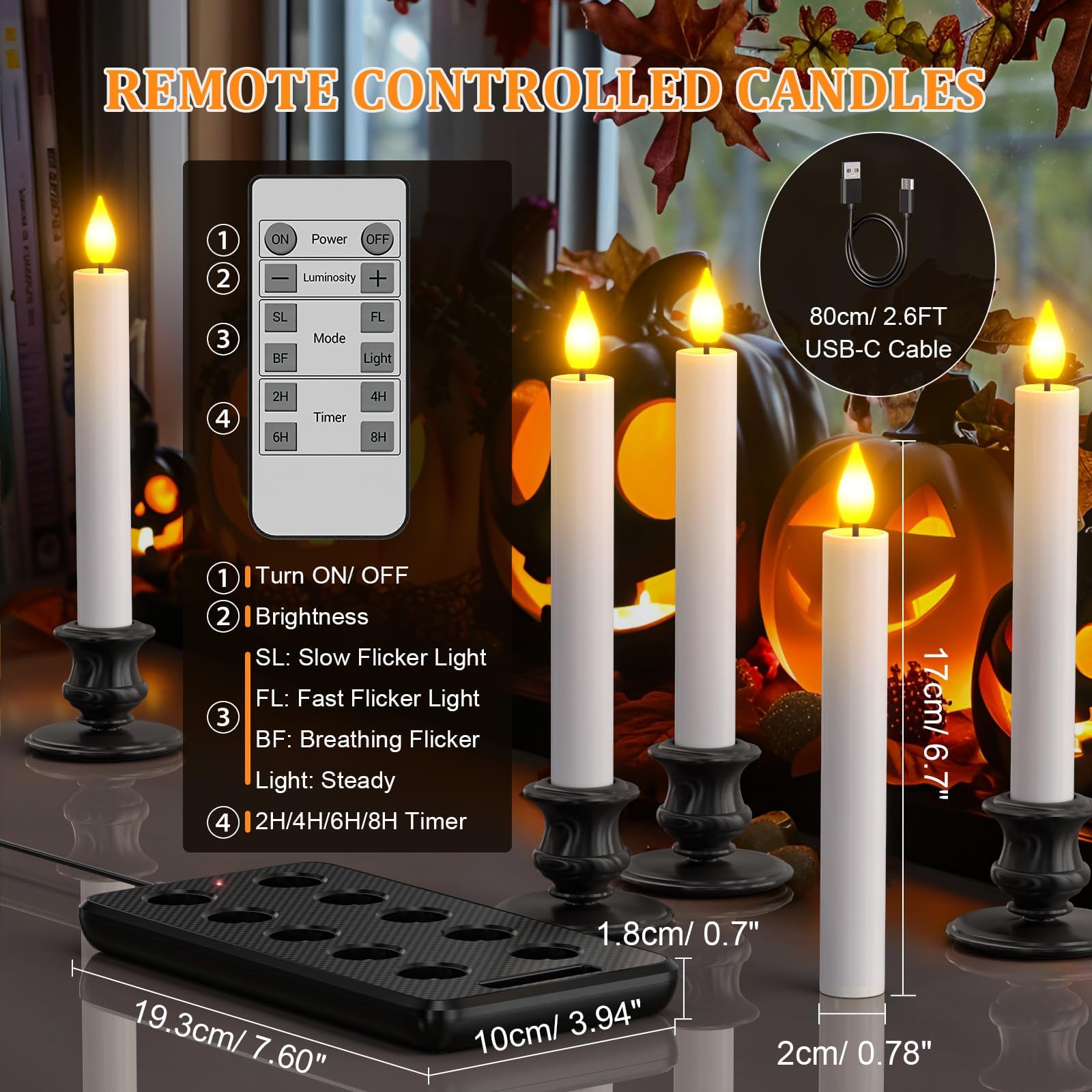 SoulBay candles on windowsill add elegant seasonal decor