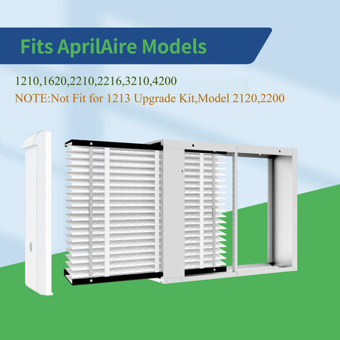 Soulmate 210 replacement filter showing easy installation for Aprilaire 210.