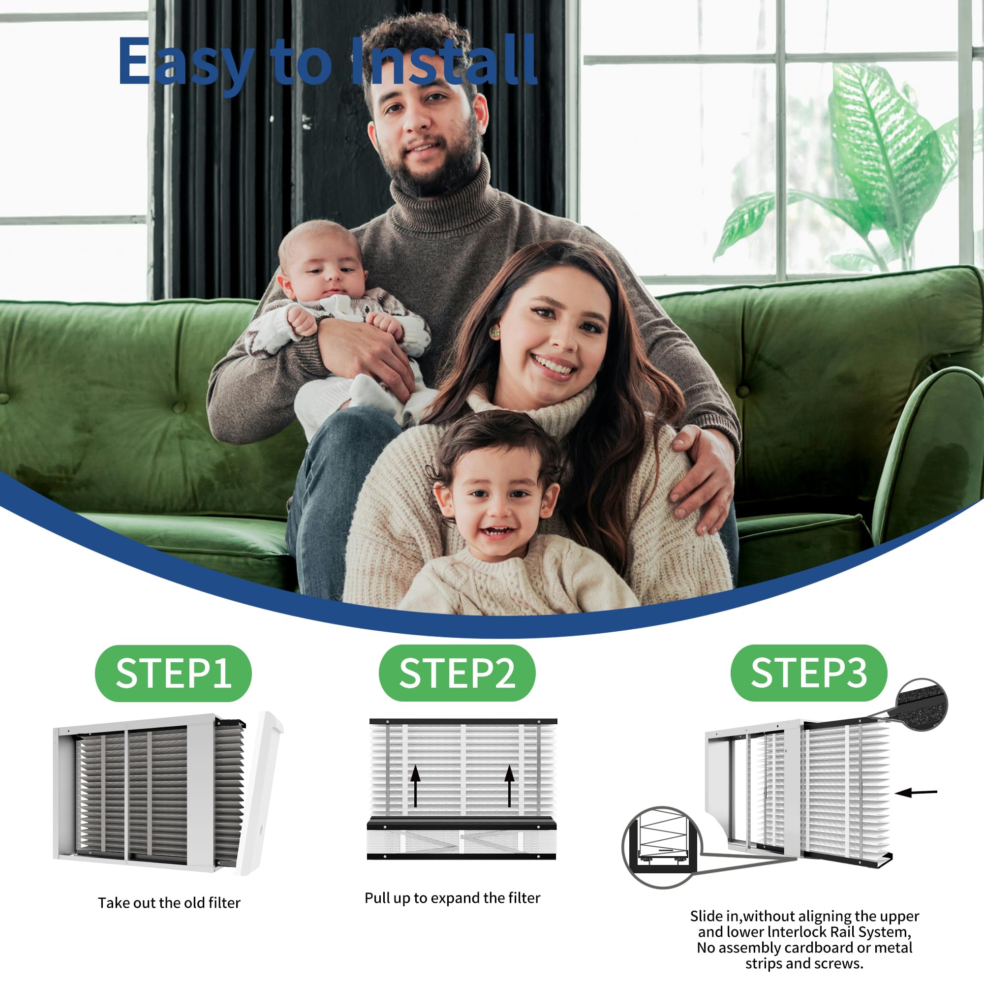 Soulmate 210 replacement filter with MERV 11 filtration for cleaner air.