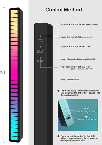 Soulpunk gift-ready rhythm light offering dynamic visuals and audio sync.