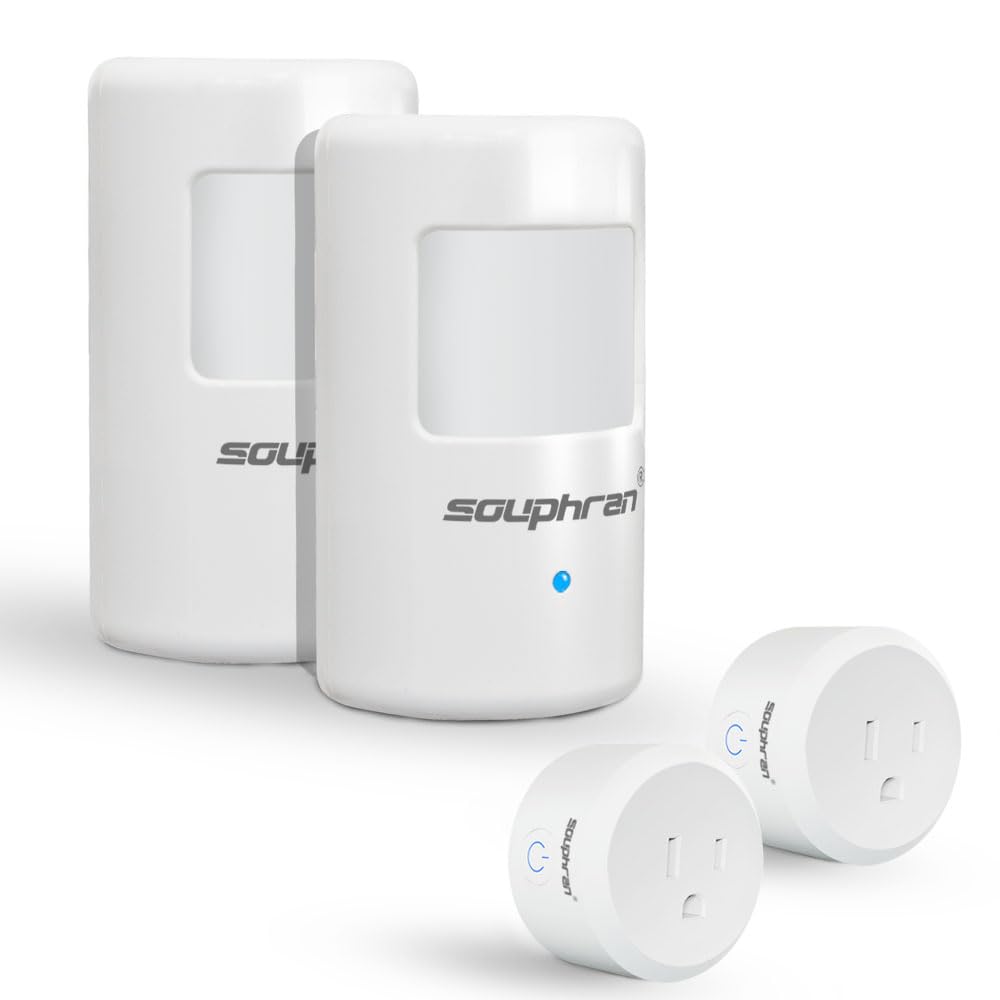 Souphran plug-in motion sensor pairing for automatic lighting.