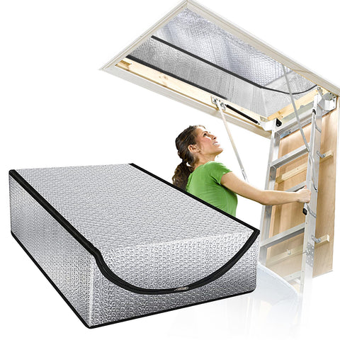 Souroyea attic door insulation cover fits 25x54x11 inches and reduces drafts