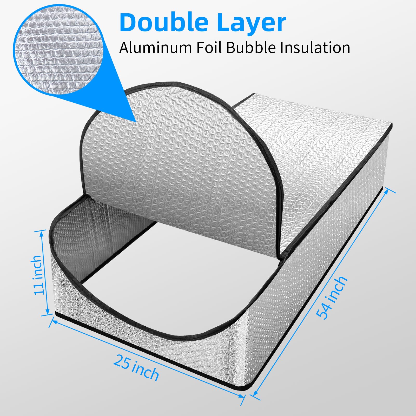 Souroyea zippered attic access door provides safe, easy installation