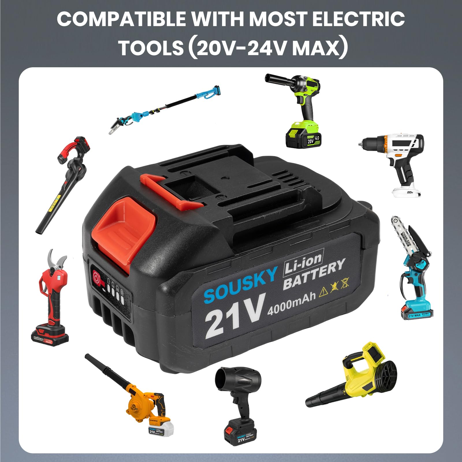 SOUSKY compact design enables easy installation and storage.