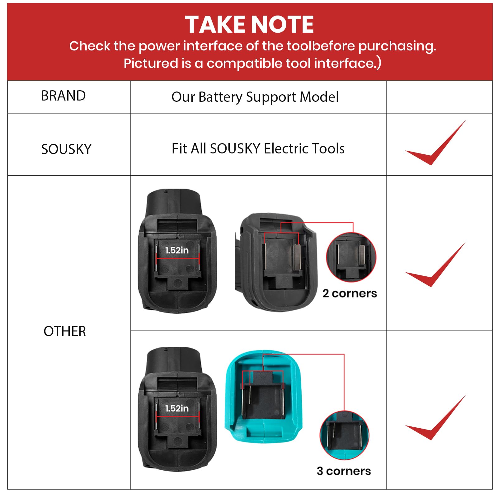 SOUSKY high-capacity 4000mAh cell extends runtime for longer projects.