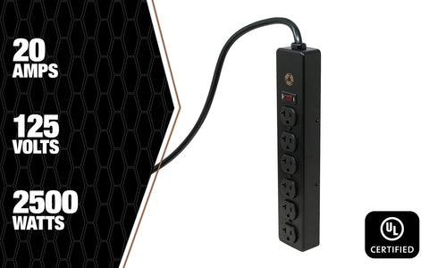 Southwire 5120 overload protection helps prevent overload in busy setups.