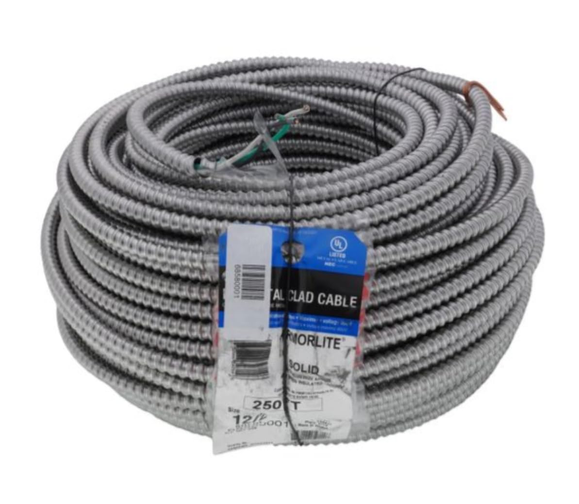 Southwire MC aluminum conduit 12-gauge 2-conductor reference for layouts.