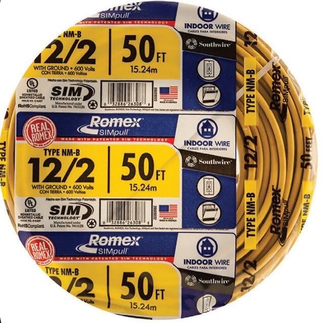 Southwire NM-B cable packaging and branding
