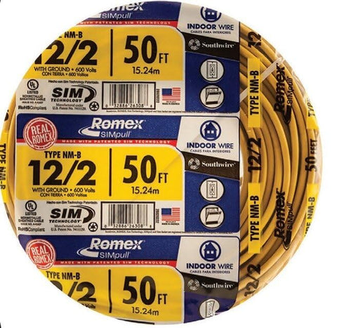 Southwire NM-B cable packaging and branding