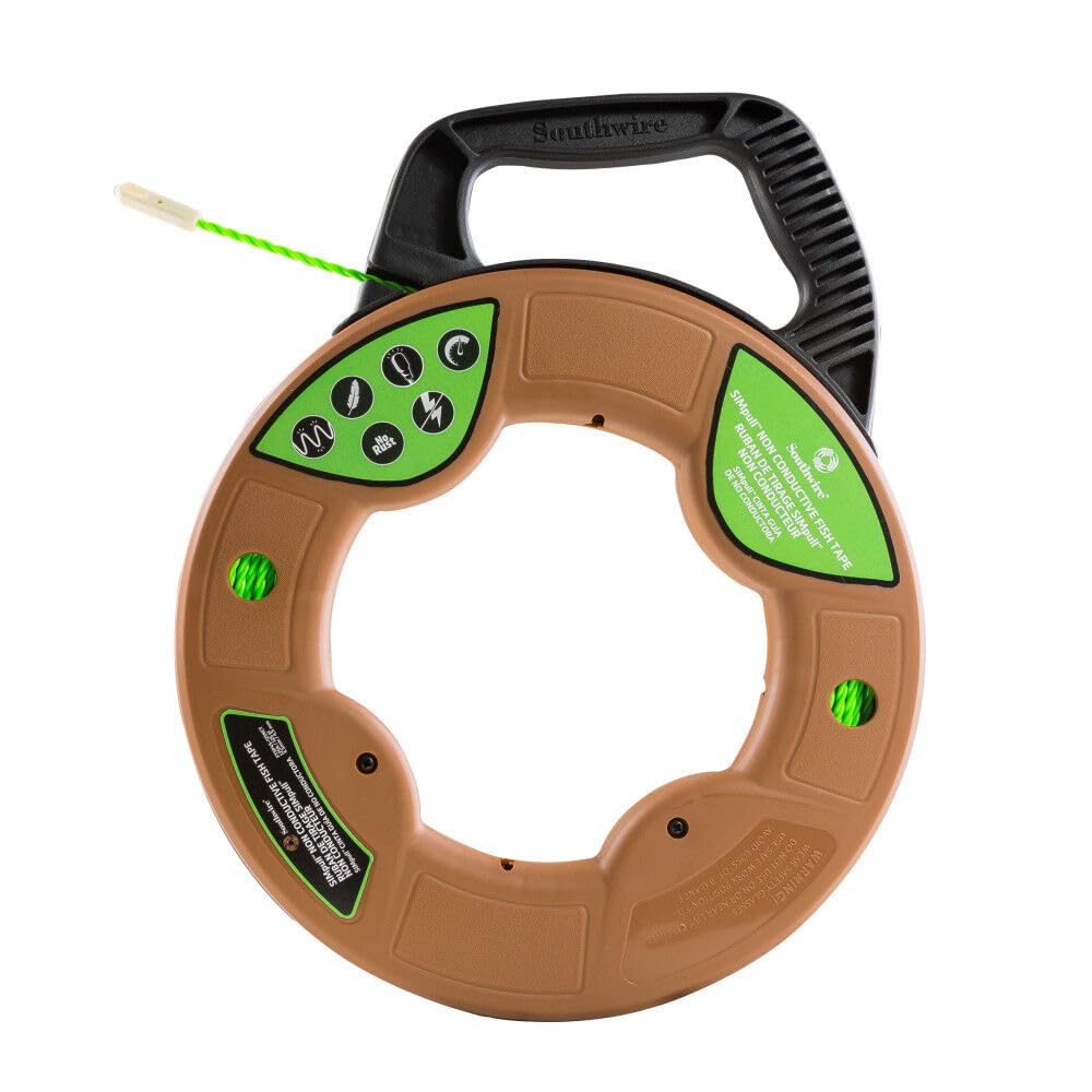 Southwire Simpull fish tape large case keeps tools organized on site