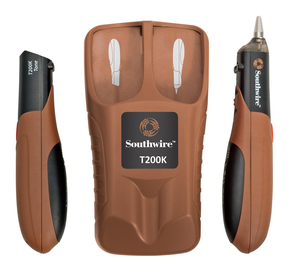 Southwire T200K belt-case setup for hands-free field testing