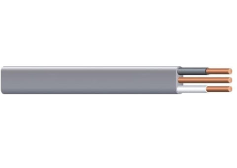 Southwire UF-B cable ground connection detail showing reliable grounding.