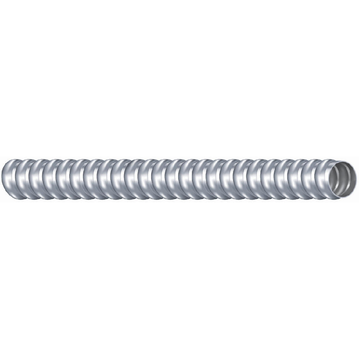 Southwire Woods 25 ft 1/2 in Alflex RWA conduit exterior shows rugged aluminum protection.