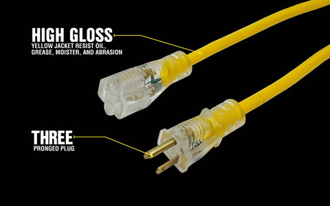 Southwire Yellow Jacket contractor cord designed for heavy-duty tools