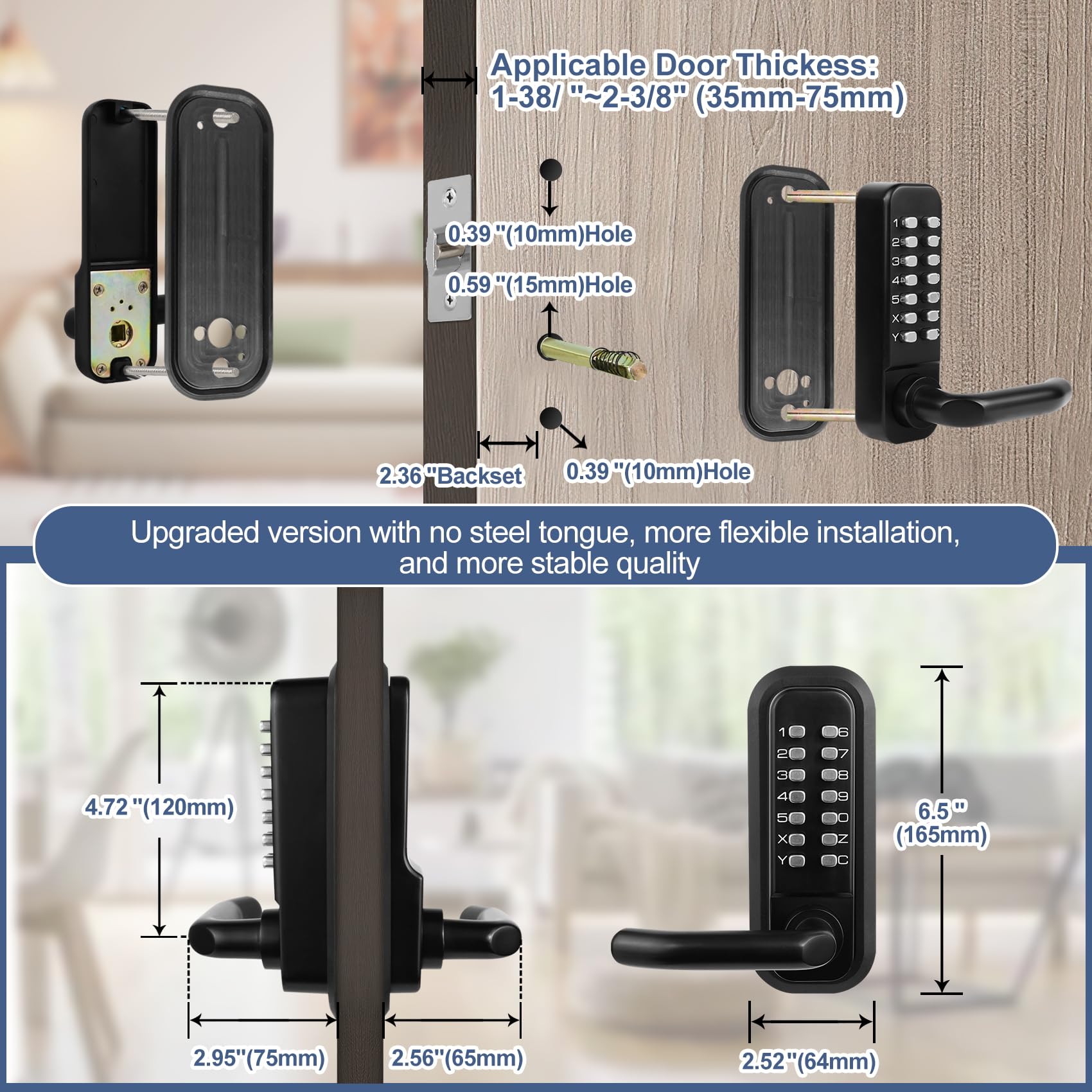 Souyou automatic locking mechanism ensures secure closure after use.