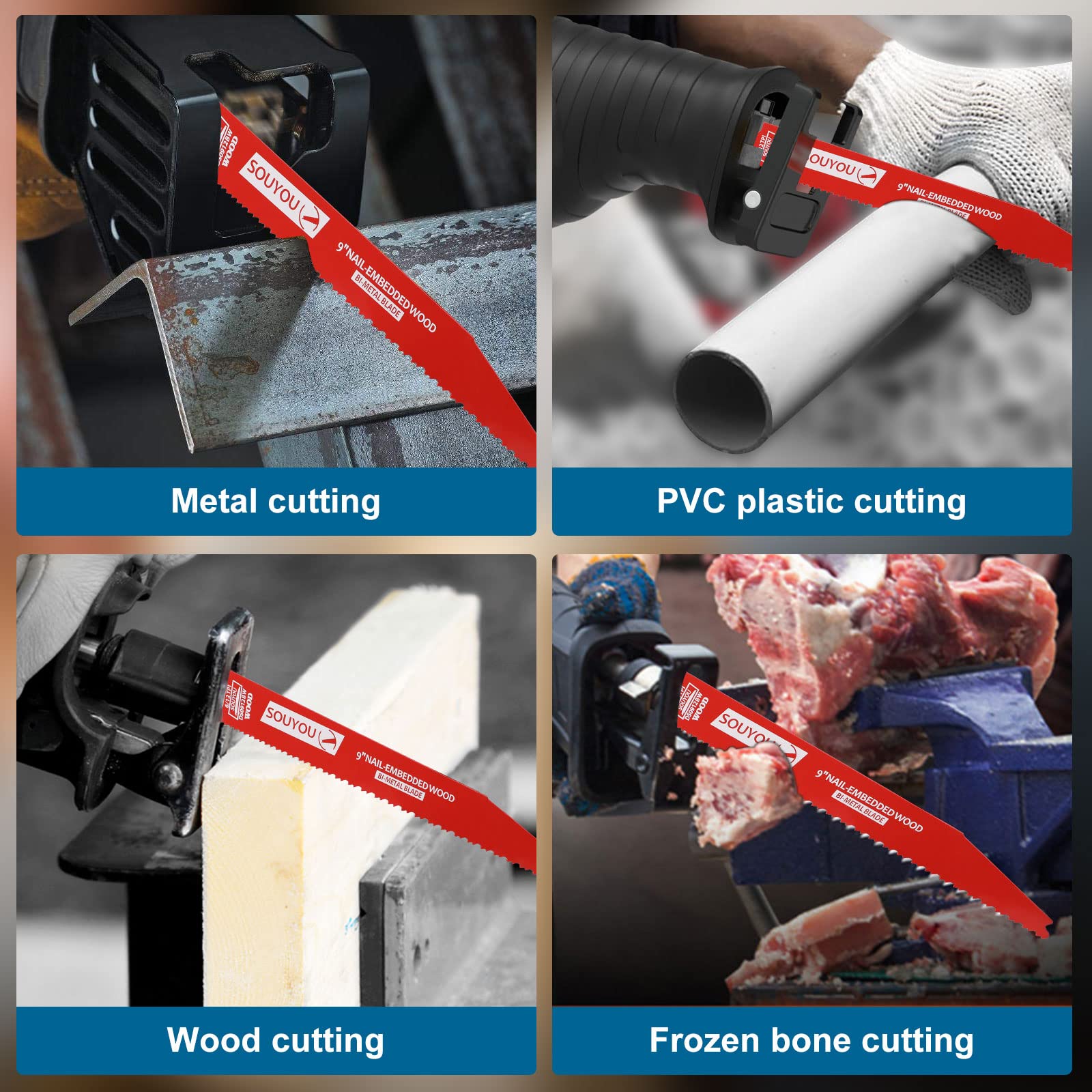 Souyou Bi-Metal Demon edge cutting wood and metal with strength