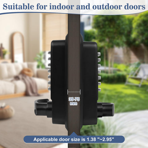 Souyou keyless lock with handle design for comfortable grip and convenient operation.