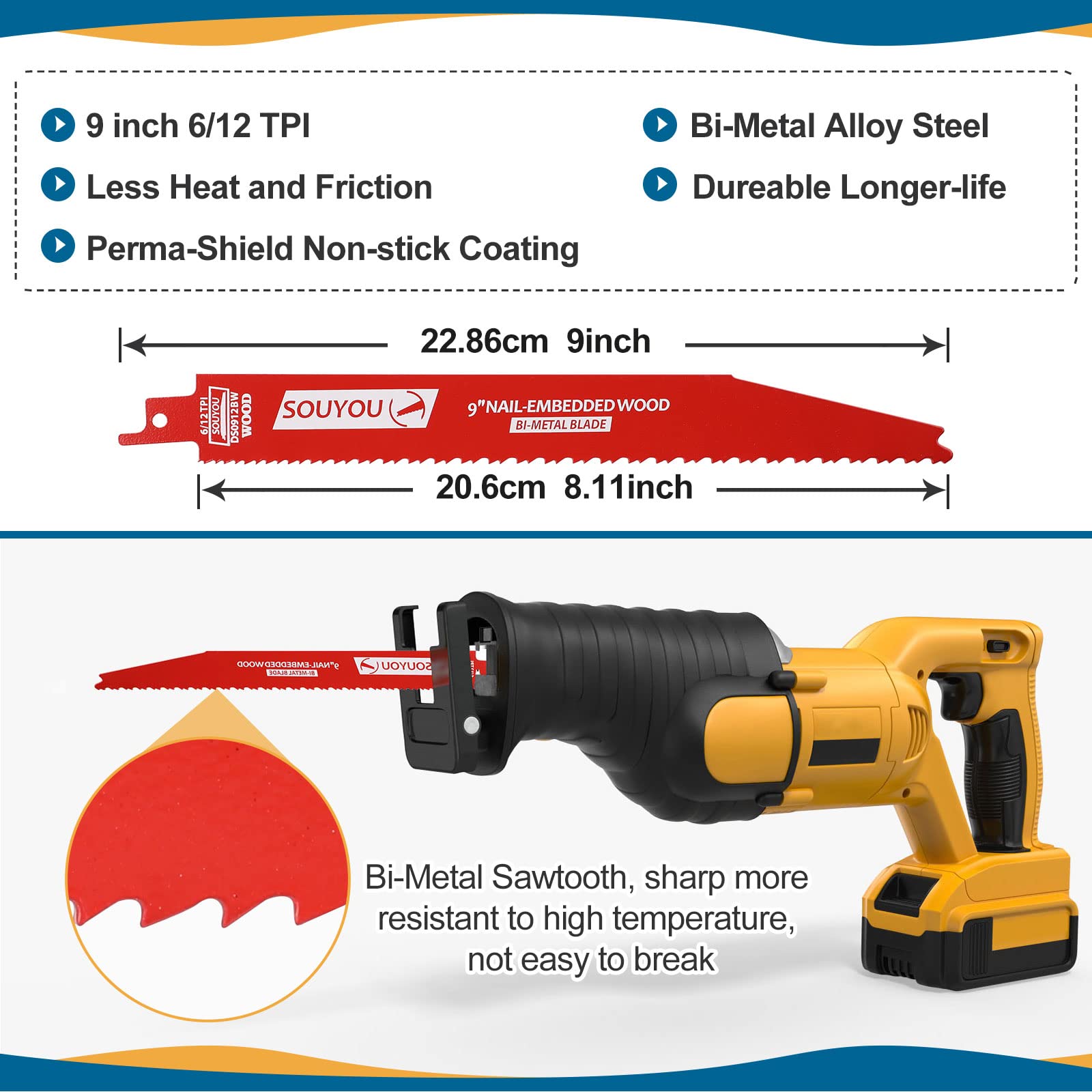 Souyou Perma-Shield coating close-up protecting blade edge