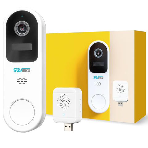 SOVMIKU Vicohome DB3 front view doorbell for easy wireless installation