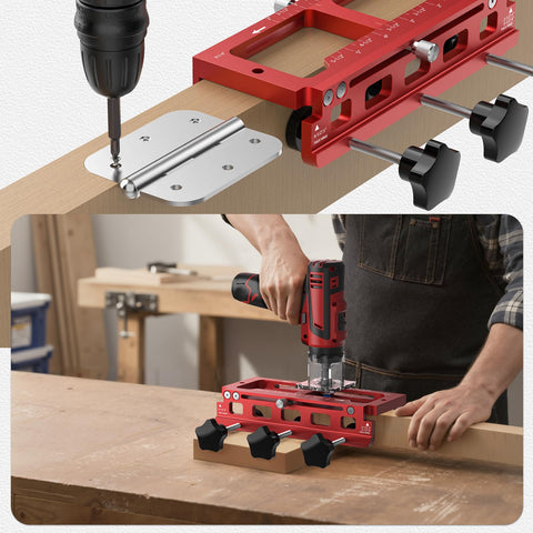 Sowhat hinge jig radius 5/8 inch for smooth hinge fit.