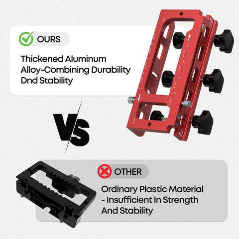 Sowhat hinge jig self centering bit improves drill alignment.