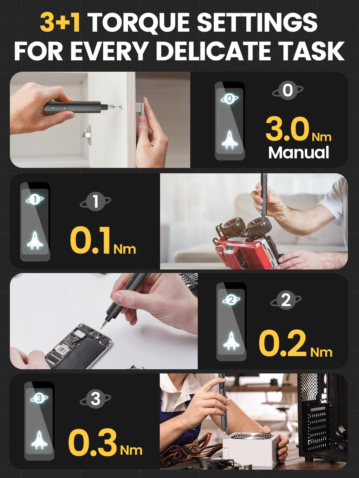 Sowkos rotating magnetic bit case enables quick bit selection