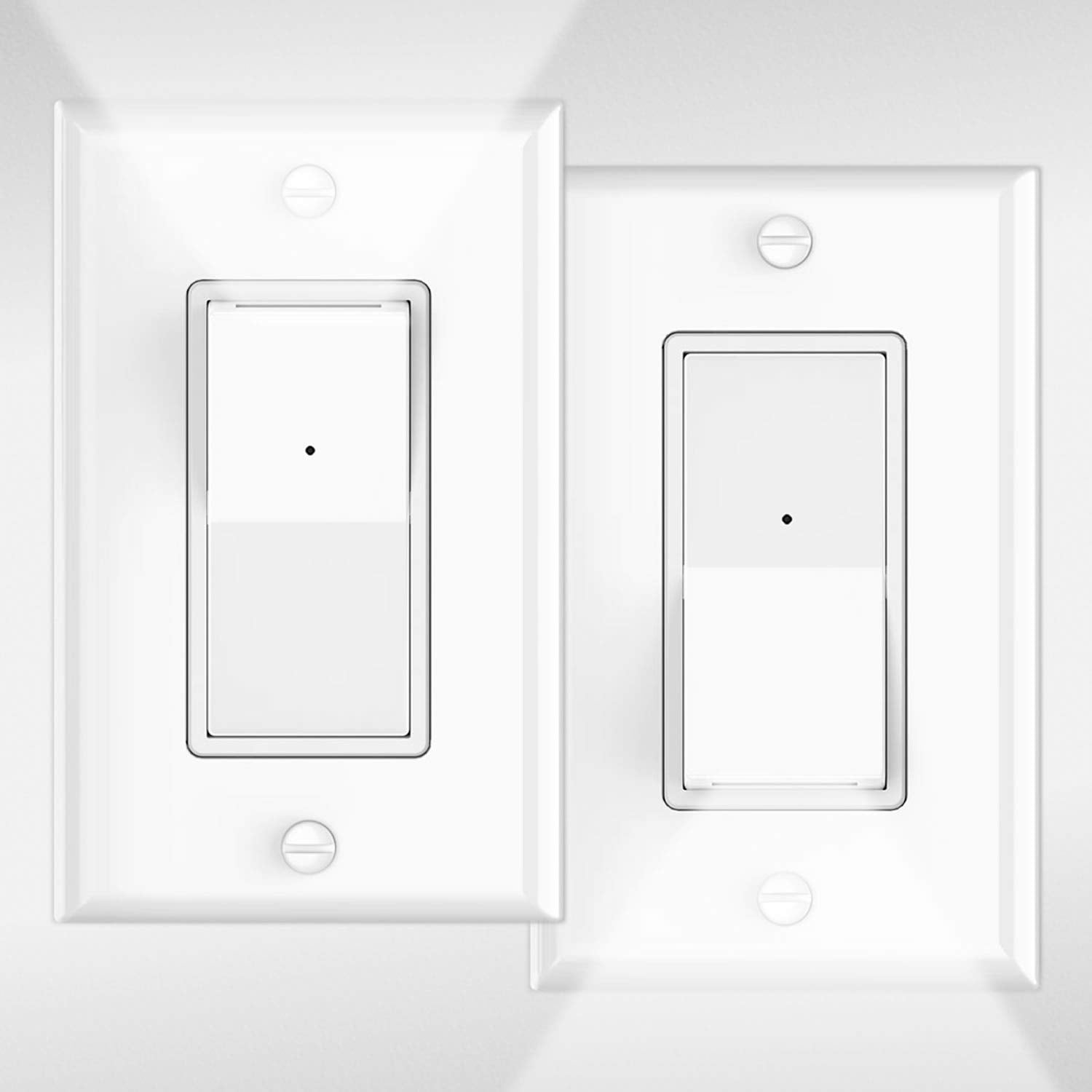 SOZULAMP 2-pack illuminated 3-way switch enhances nighttime navigation.
