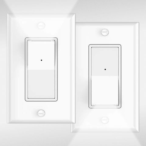 SOZULAMP 2-pack illuminated 3-way switch enhances nighttime navigation.