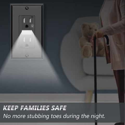 SOZULAMP built-in dusk-to-dawn sensor activates light automatically.