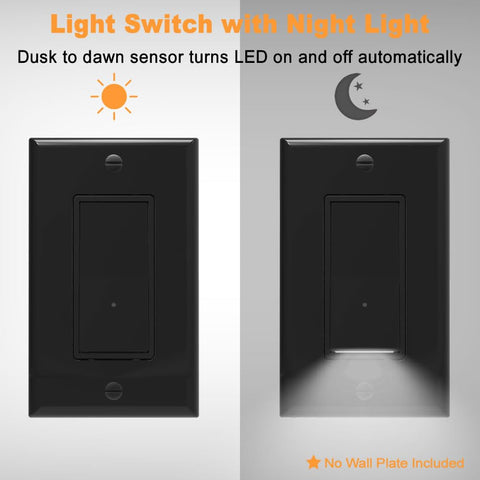 SOZULAMP dusk-to-dawn sensor activates the light when ambient lighting fades.