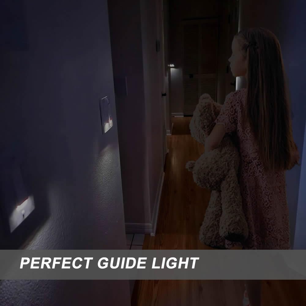 SOZULAMP illuminated switch shows dusk-to-dawn sensor in action