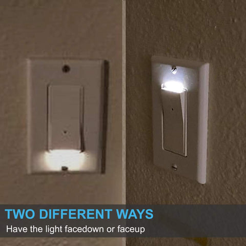SOZULAMP LED night light switch on wall provides gentle illumination