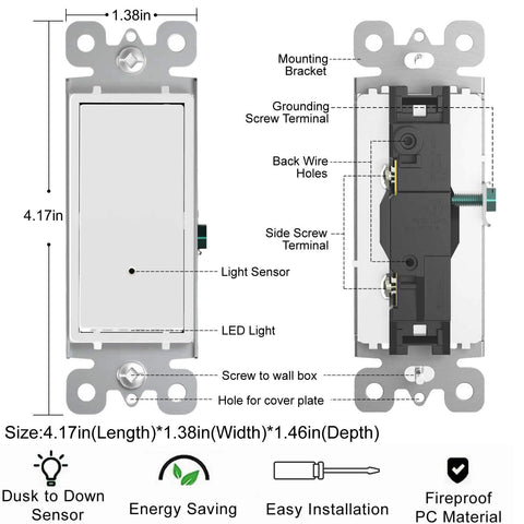 SOZULAMP modern switch design closeup highlights durable construction