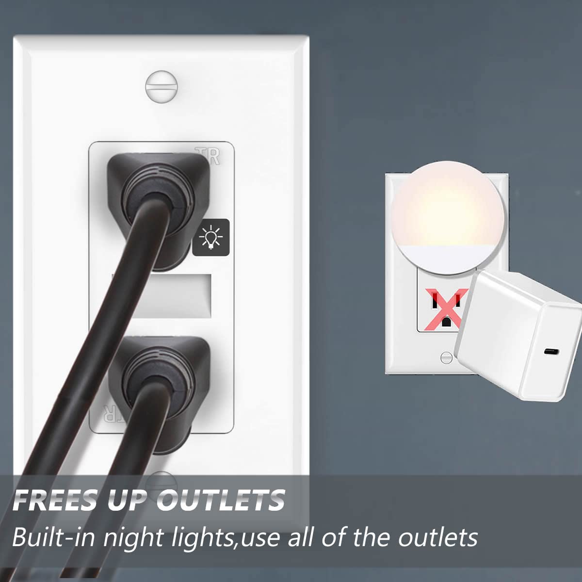 SOZULAMP tamper-resistant 15A 125V outlet for residential safety