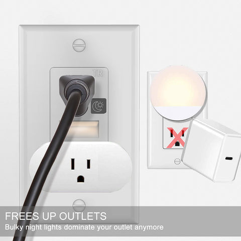 SOZULAMP tamper-resistant receptacle label highlighting safety features