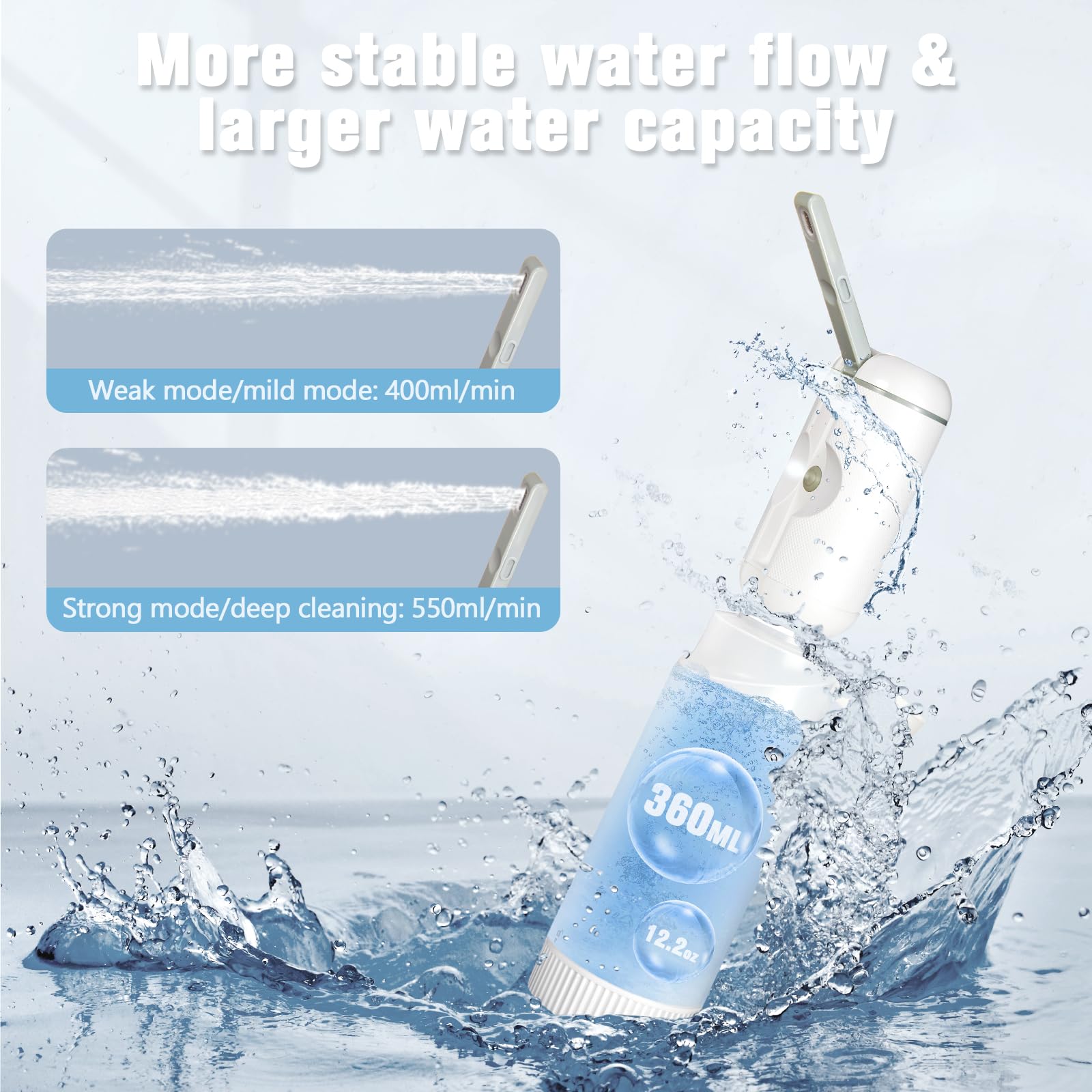 SPACEREST IPX6 waterproof design withstands rain and splashes during travel.