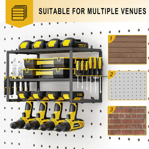 Spacecare heavy-duty metal tool storage with matte finish resists rust and wear