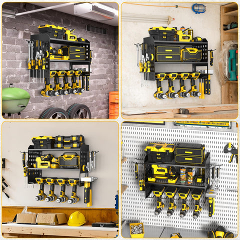 SPACECARE high-capacity rack supports up to 150 lbs of tools.