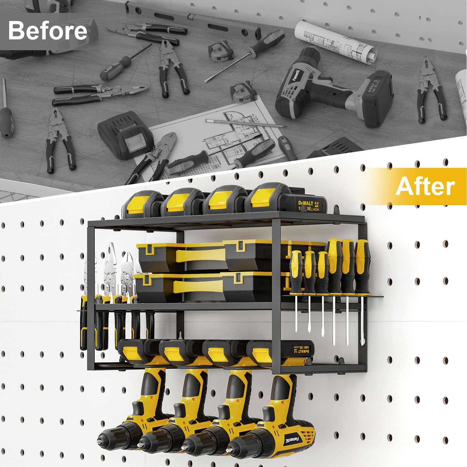 Spacecare drill holders offer up to 150 lbs total capacity