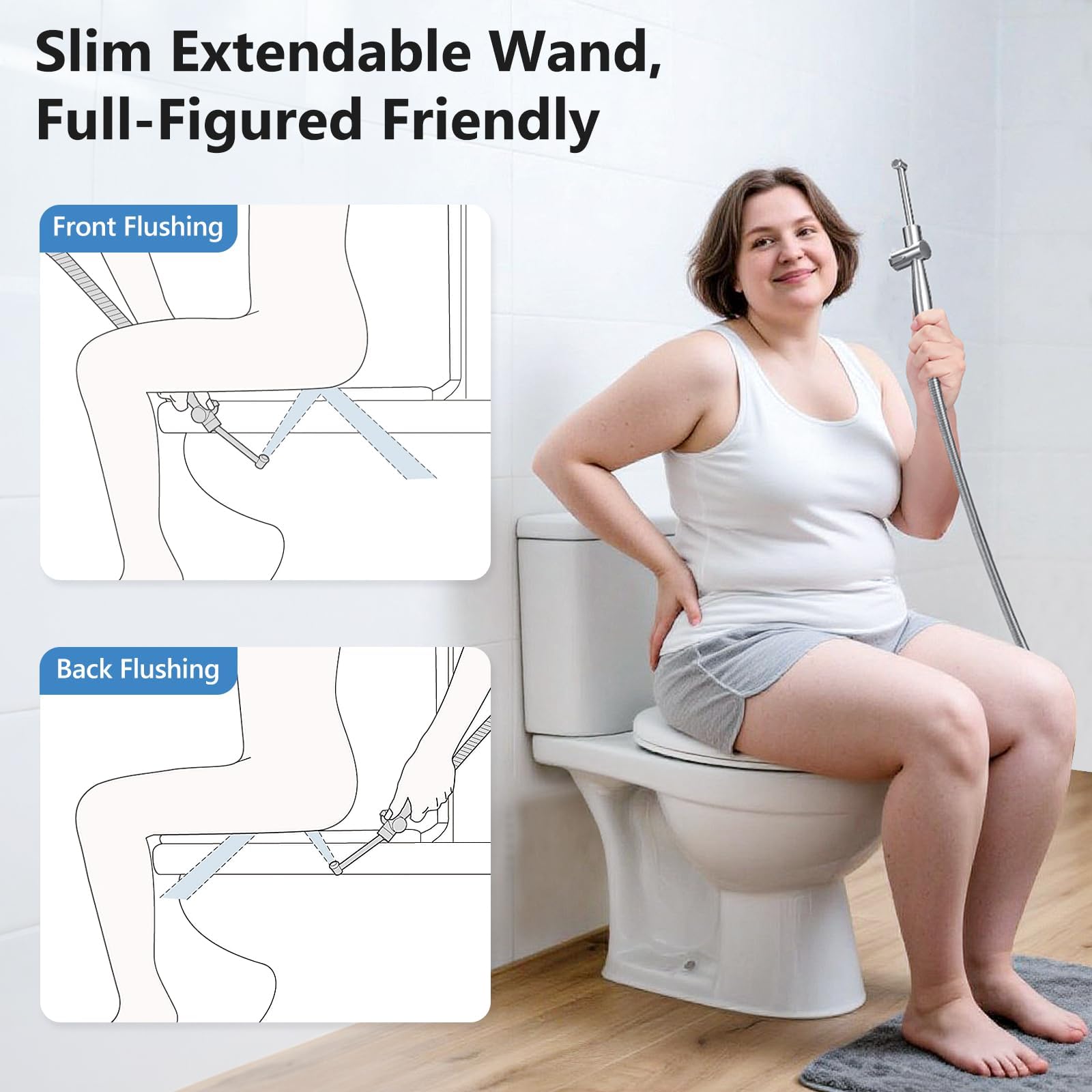 SPACEREST versatile cleaning tool for personal hygiene, pet care, and baby rinsing