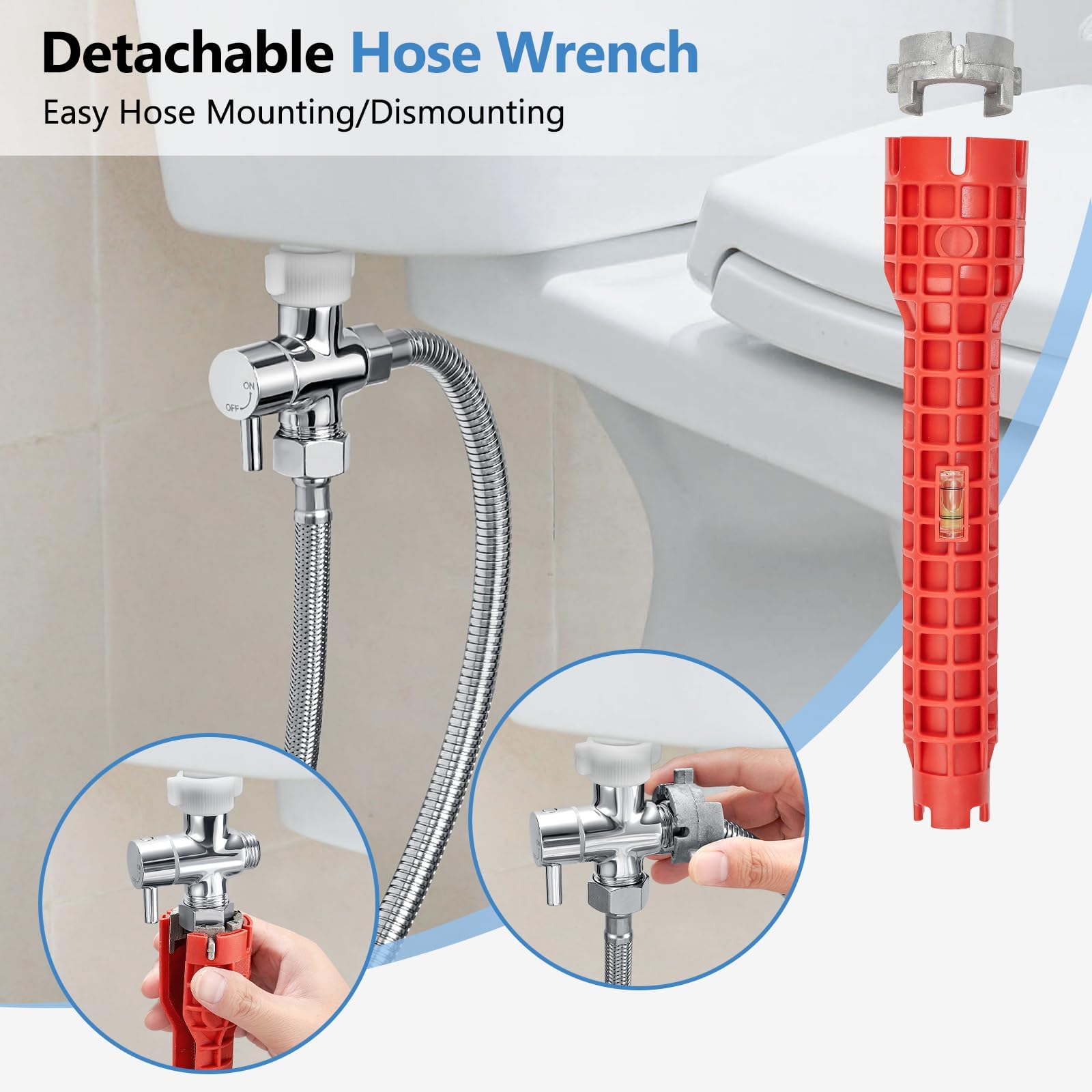 SPACEREST compatible with wall or toilet mounting for flexible bathroom setup
