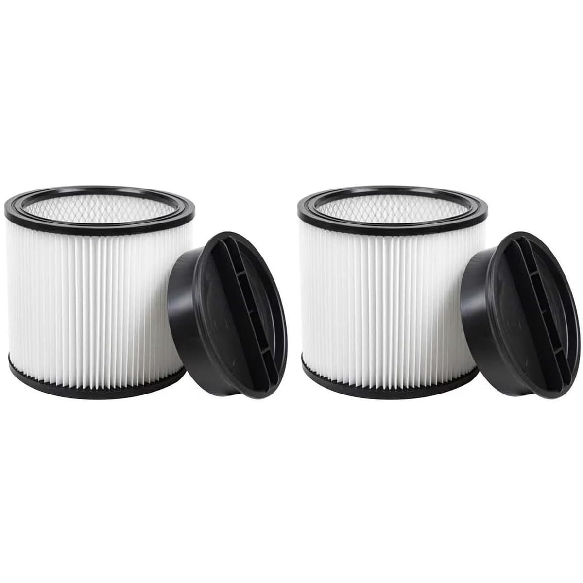 SpaceTent 08-2566B filters with lids for Stanley vacuums, enhanced dust capture.