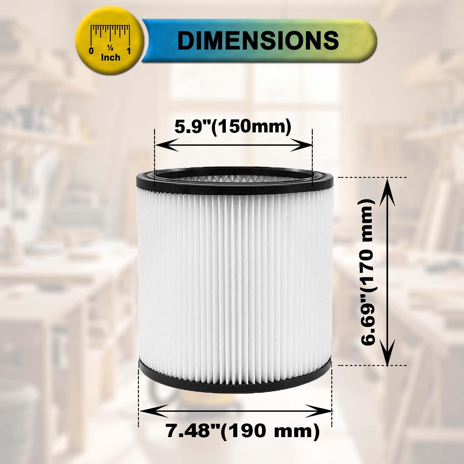 SpaceTent filters compatible with 5 to 12 gallon Stanley models.